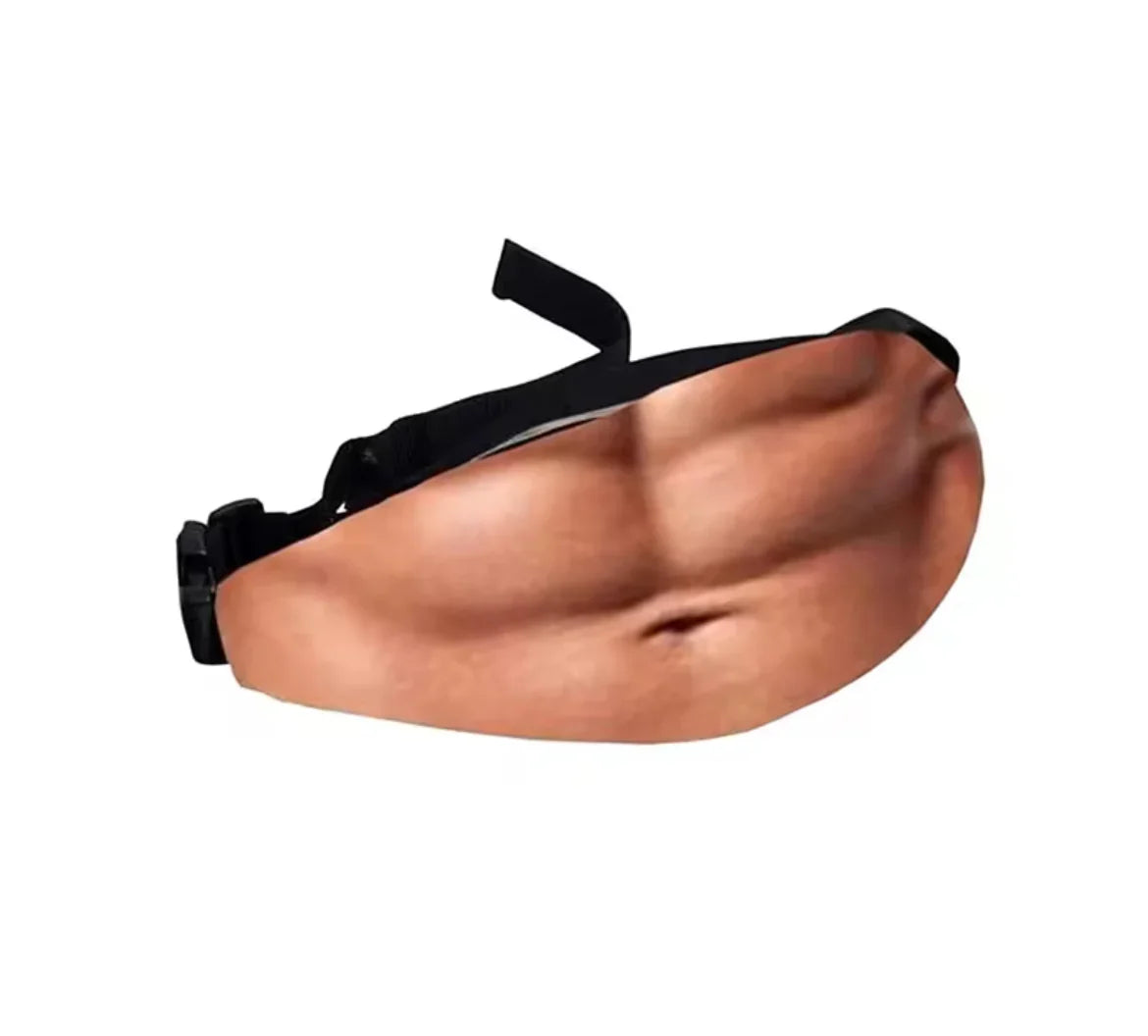 Realistic Belly Fanny Pack – Funny Dad Gag Gift