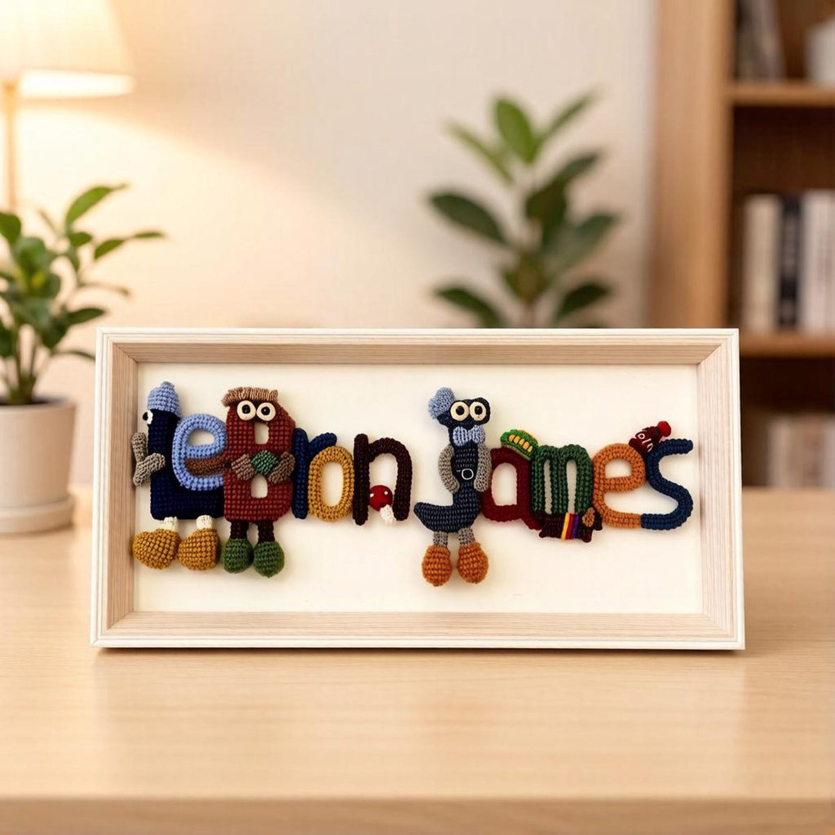 Woven Monogram Silhouettes Bespoke Wall Embellishment Infant Room Accent Newborn Tokens Framed Alphabet Sculptures Christmas Holiday Goods