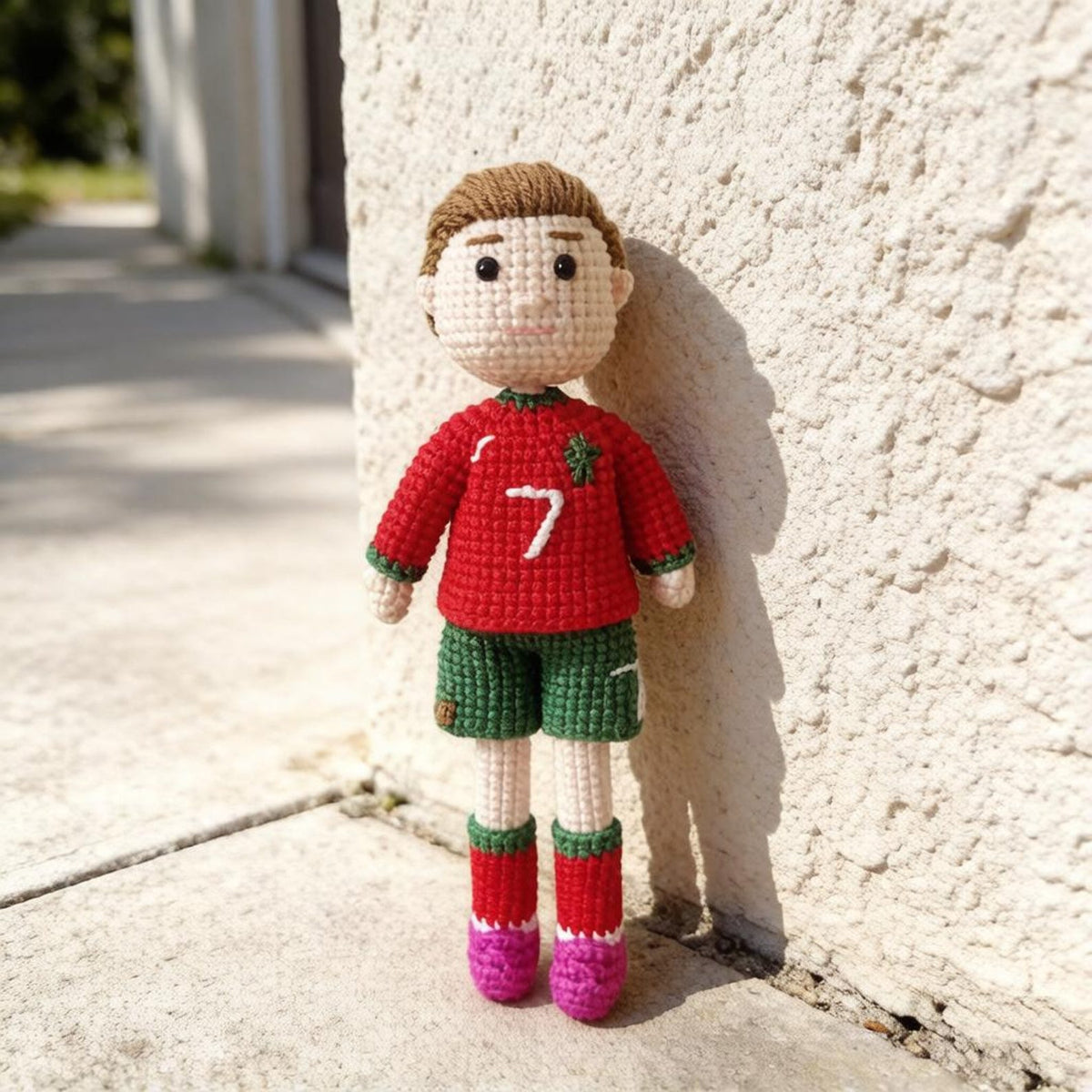 Handcrafted Ronaldo Messi Sculptures Vintage Curios Soccer Fan Tokens Birthday Surprises Seasonal Presents Christmas Holiday Trinkets