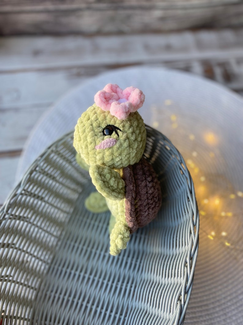 Crochet Sea Turtle Plush, Handmade Amigurumi Turtle, Ocean Animal Gift, Turtle Lover Gift, Cute Marine Plush, Beach Decor