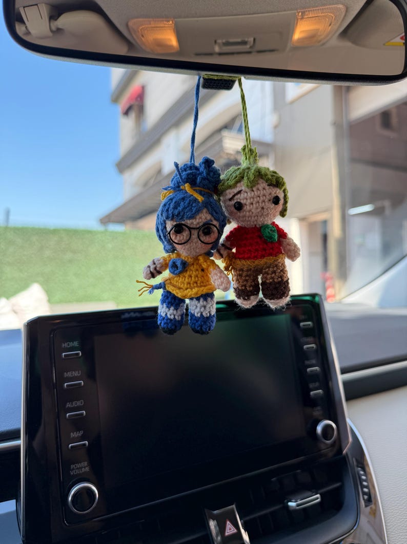 It Takes Two Cody & May Keychain, Cody May Crochet Figures, Cody May Plush, It Takes Two Car Charm, Car Accessories, Bag Charm, Couple Gift
