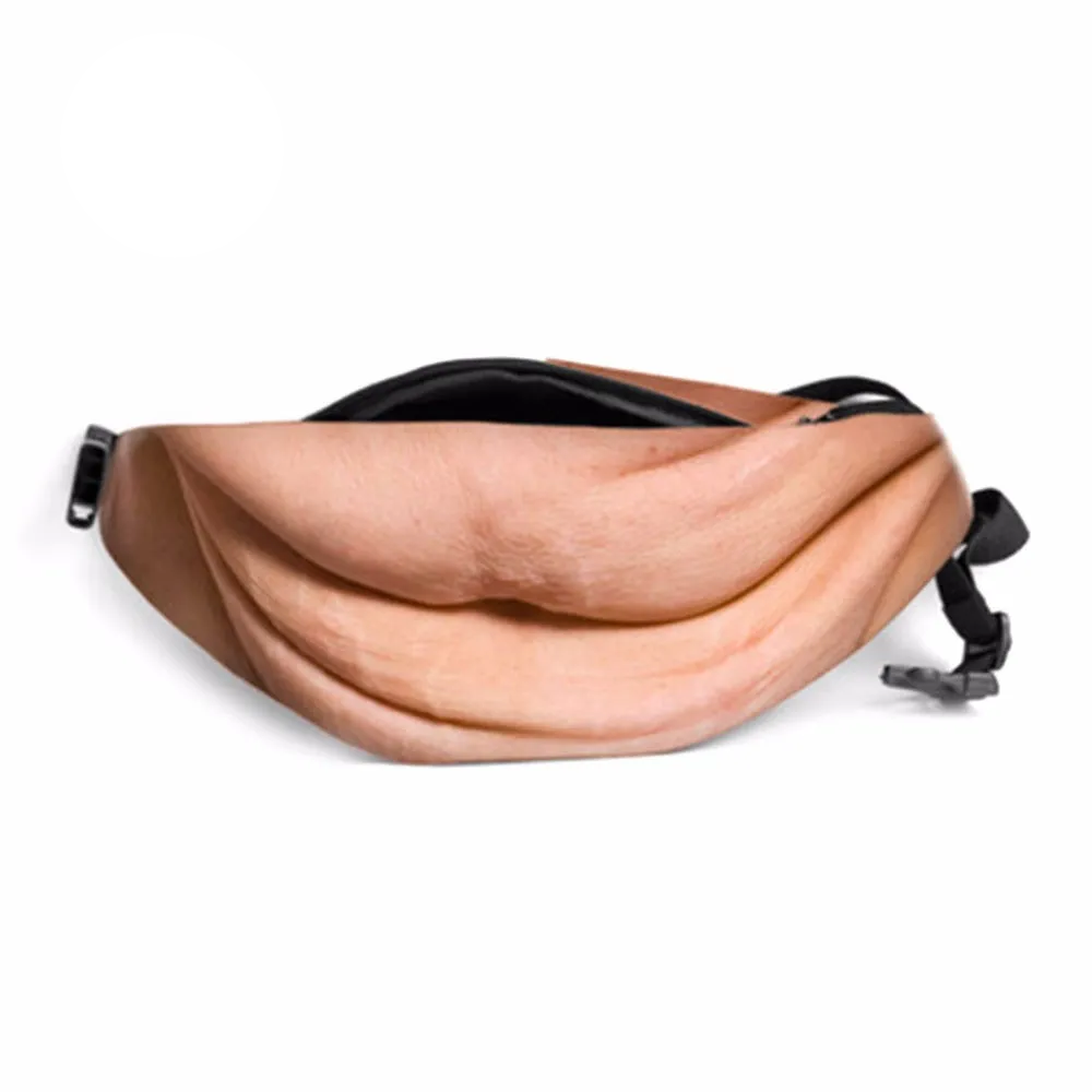 Realistic Belly Fanny Pack – Funny Dad Gag Gift