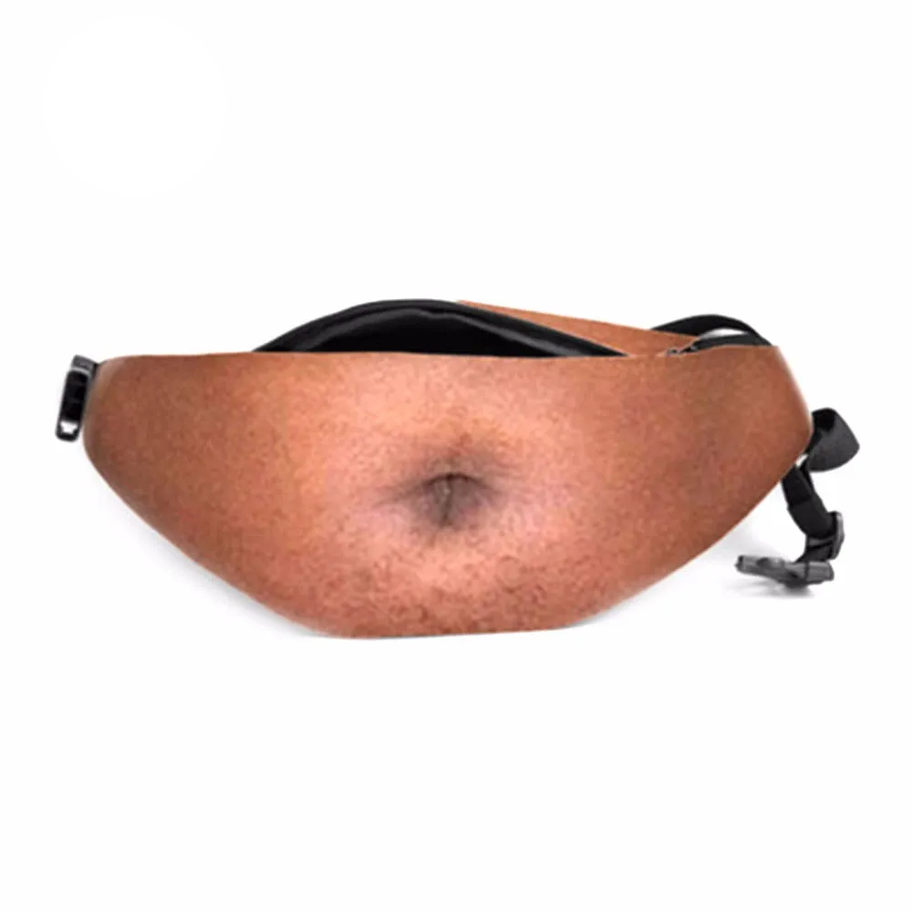 Realistic Belly Fanny Pack – Funny Dad Gag Gift