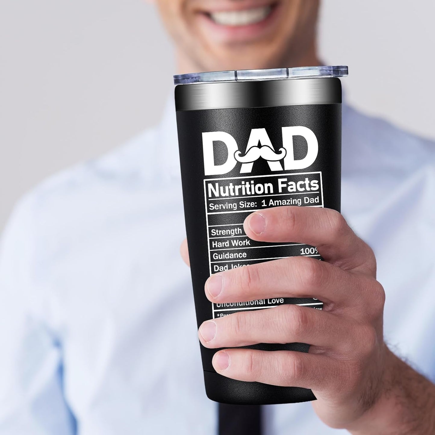 Best Dad Ever Gifts - Fathers Day Gift Dad - Dads Christmas Birthday Gifts from Daughter, Son- Tumbler Cup 20 oz
