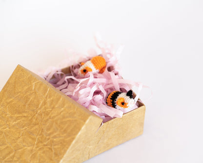 Mini Crochet Guinea Pig Dollhouse Miniatures, Micro Crochet Animal Hamster, Realistic Stuffed Animal