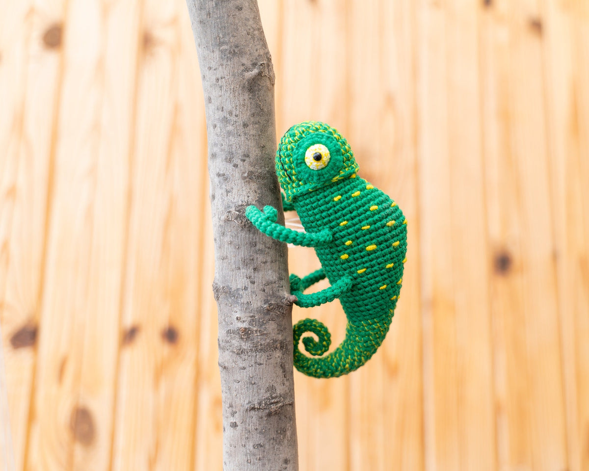 Crochet Chameleon Pascal Plush, Interior Toy Dragon, Crochet Animal Lizard Plush, Home Decor, Custom Plush Toy, Best Gift for Boyfriend, Dad