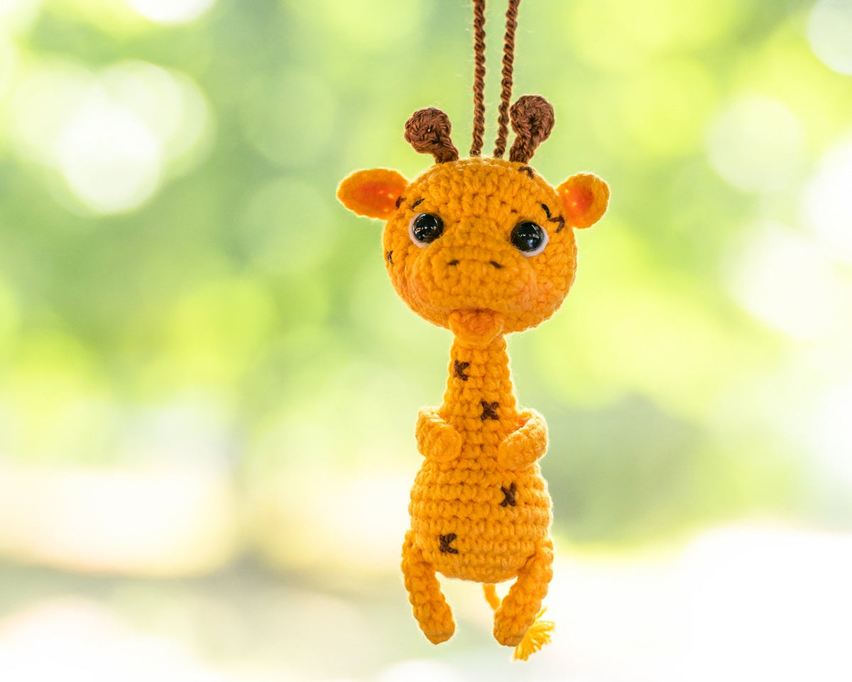 Cute Car Mirror Hanging Accessories for Women, Teens, Rear View Mirror Cat Car Decor Bat, Bee Anime Car Accessories Pokemon, Crochet Kawaii