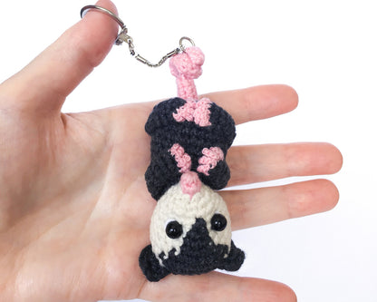Crochet Opossum Car Accessory, Car Mirror Hanging Possum , Rearview Mirror Ornament, Cute Car Decor, Possum Car Charm