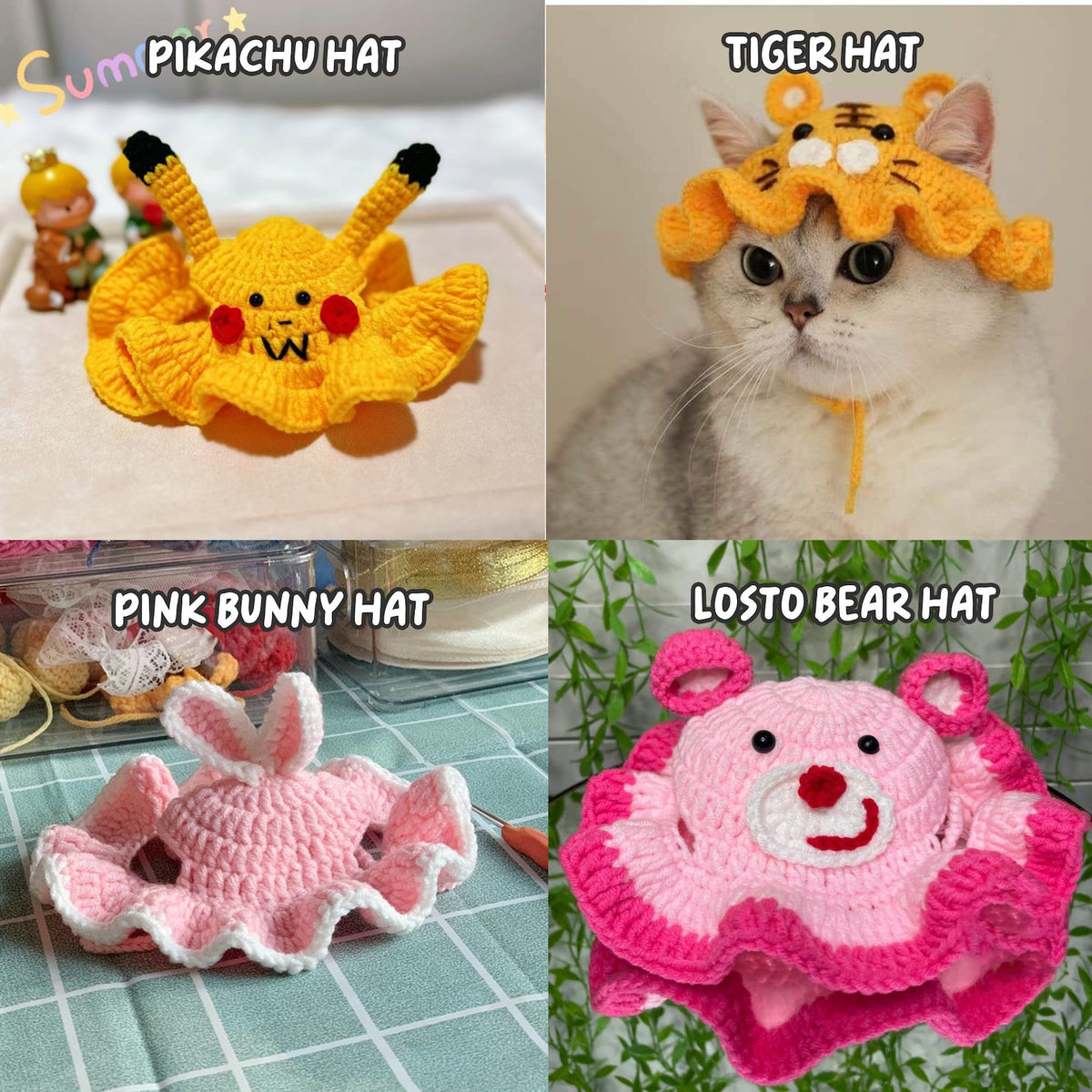 Handmade Cat Knit Hat, Pet Knit Scarf, Crochet Dog Hat, Cute Pet Accessories, Knitted Halloween Pet Outfit, Cat Lover Gifts, Dog Lover Gifts