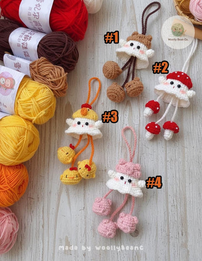 Crochet Halloween Ghost Hanging, Halloween Crochet, Spooky Car Hanging, Cute Ghost Amigurumi Halloween Decor,Home Decor Keychain