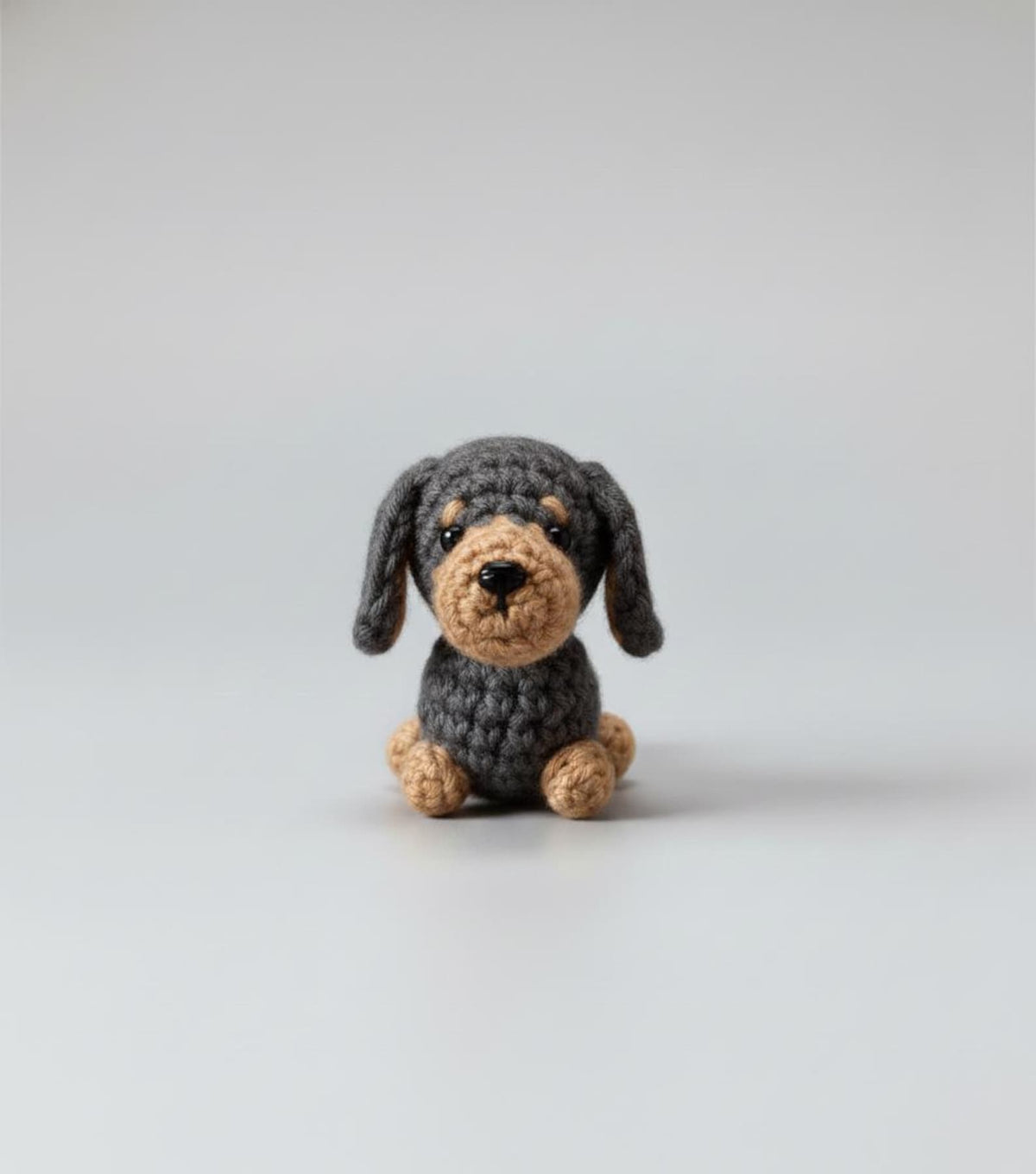 Buy 2 Get 1 Handmade Crocheted Dachshund Keychain, Crochet Wiener Dog Keychain, Handmade Dog, Crochet Keychain, Gift For Dog Lovers