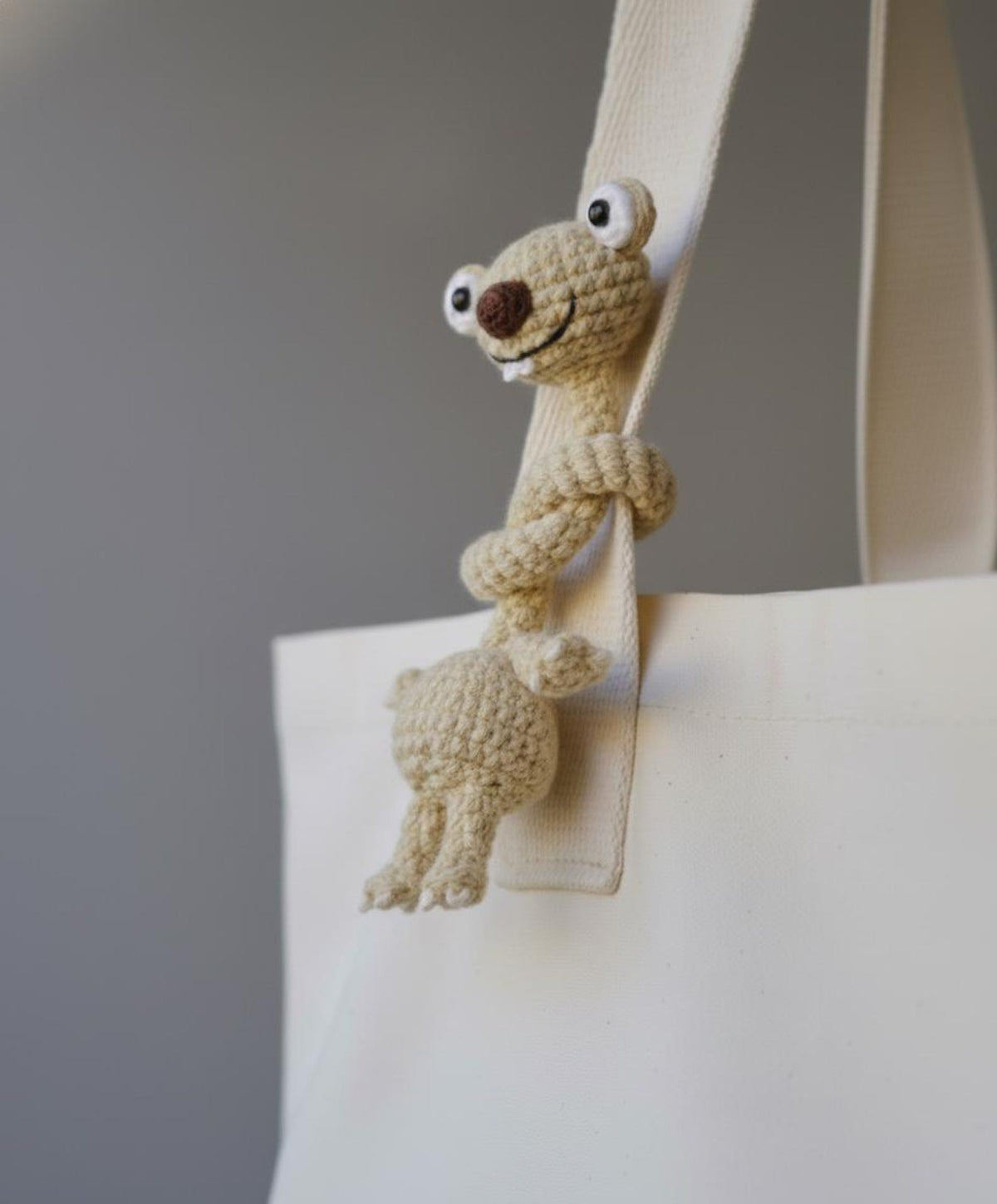 Sid the Sloth Amigurumi, Crochet Sloth , Long Neck Sloth, Ice Age Character Crochet, Gift For Her, Bag Charm