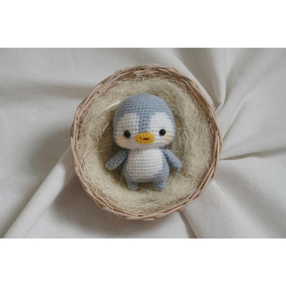 The little Penguin wearing Beanie crochet, Penguin crochet, Crochet cute doll, Handmade gift ideas, Penguin amigurumi, Gift for winter