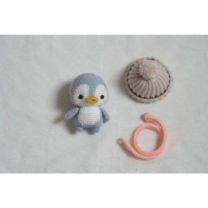 The little Penguin wearing Beanie crochet, Penguin crochet, Crochet cute doll, Handmade gift ideas, Penguin amigurumi, Gift for winter