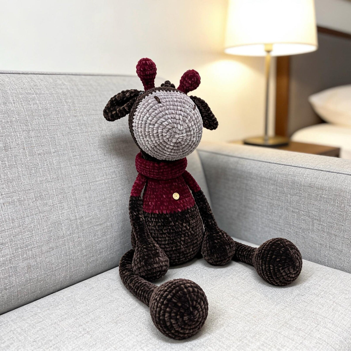 Handcrafted Goat Figurines Kids Bedroom Embellishments Couch Statues Comfort Companions Birthday Tokens Christmas Holiday Trinkets