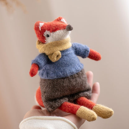 Artisan Fox Sculpture Room Interior Ornament Unique Desktop Embellishment Vintage Collectibles Child Surprises Christmas Festive Goods