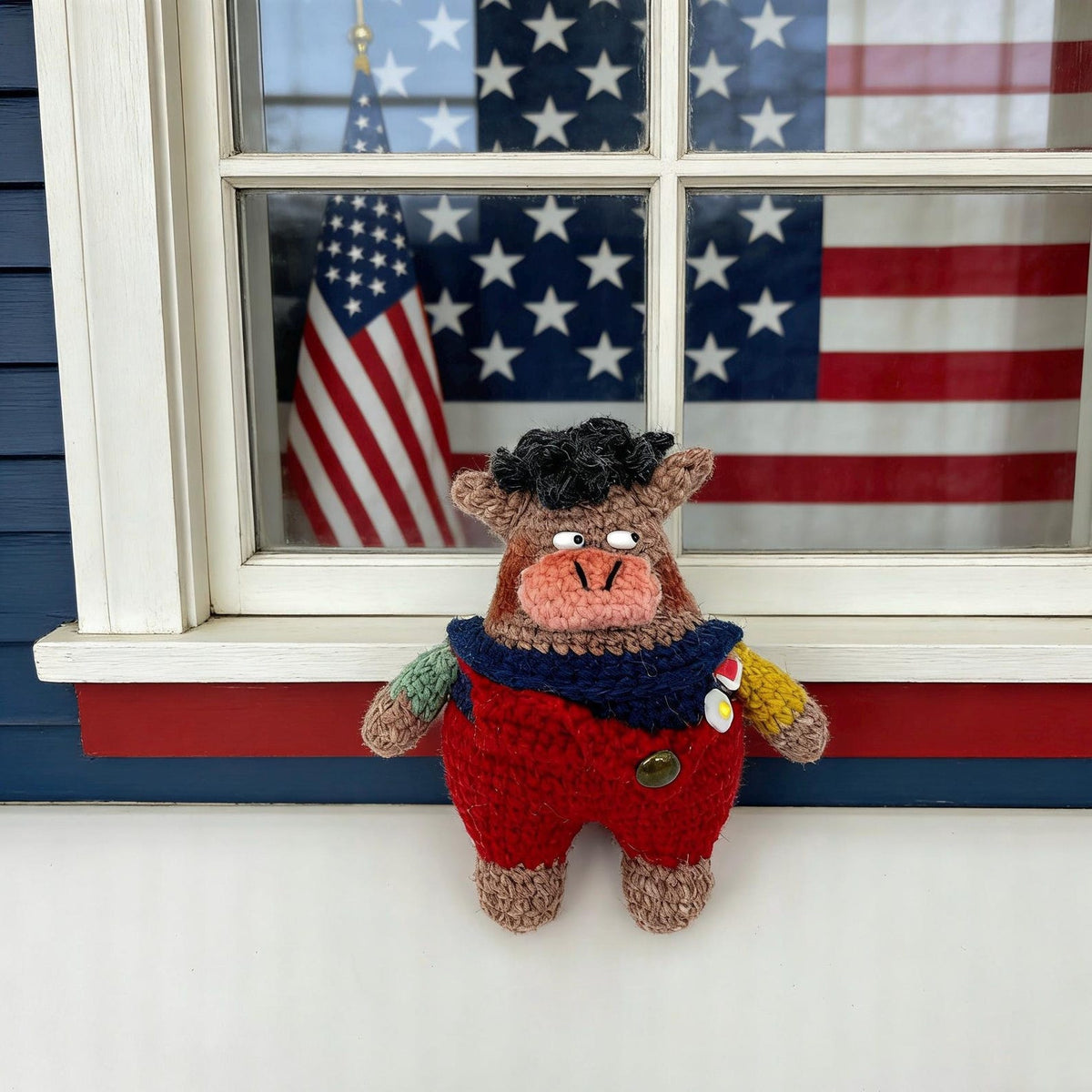 Hand Knit Pig Figurines Unique Household Embellishments Bag Charms Presents For Yarn Crafters Christmas Season Merchandise