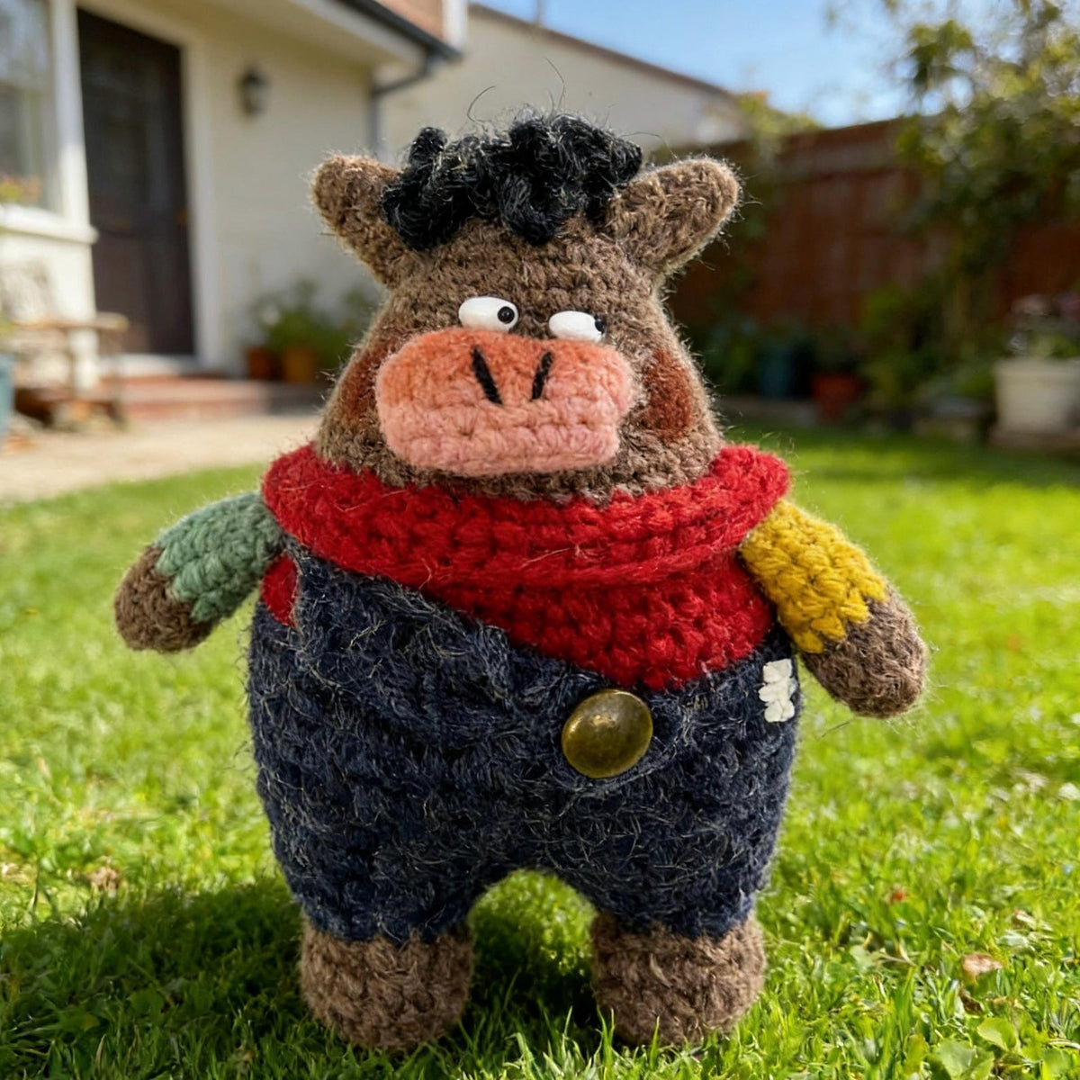Hand Knit Pig Figurines Interior Home Accents Backpack Charms Presents For Crochet Lovers Collectible Keepsakes Christmas Holiday Trinkets