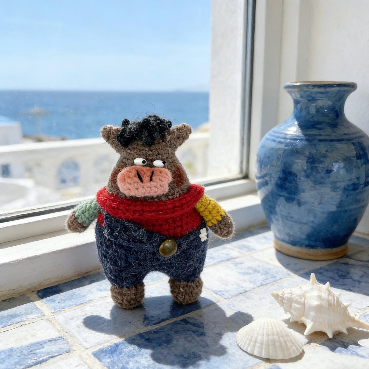 Hand Knit Pig Figurines Interior Home Accents Backpack Charms Presents For Crochet Lovers Collectible Keepsakes Christmas Holiday Trinkets