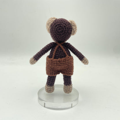 Artisan wool knit handicrafts, primate styled interior accents for bedroom & lounge, juvenile milestone memento, Yuletide household decor