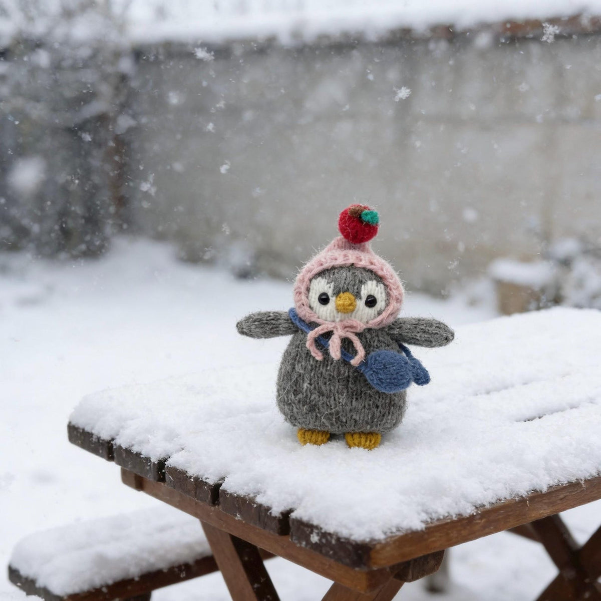 Artisan penguin figurines, purse‑attached hang‑ons, tabletop showcase pieces, birthday milestone memento, Yuletide household adornment