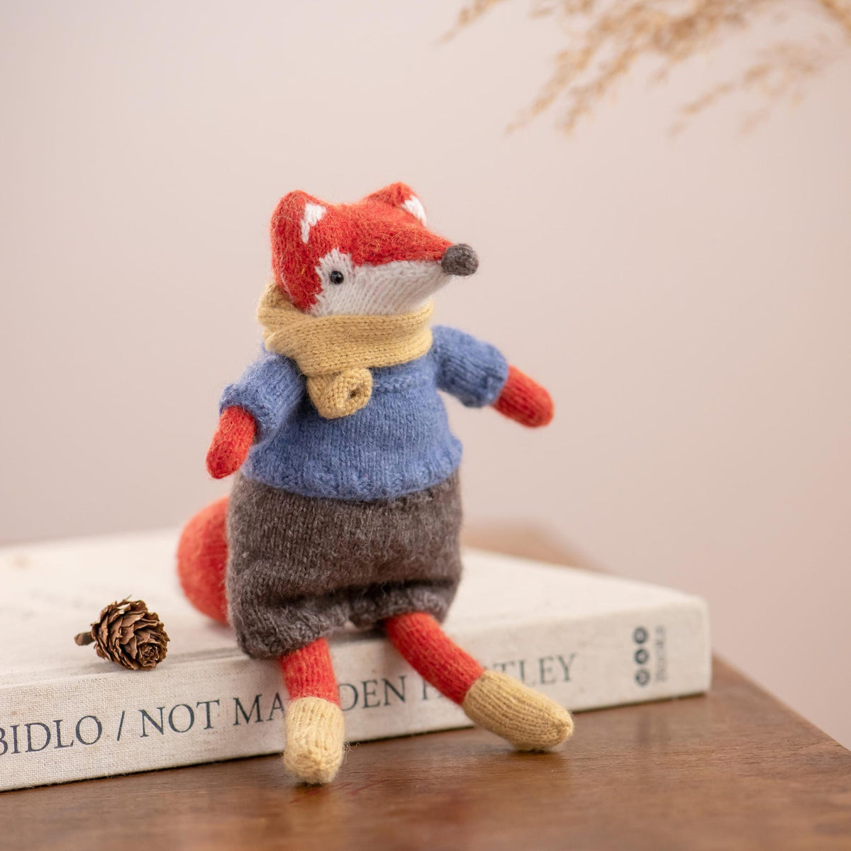 Artisan Fox Sculpture Room Interior Ornament Unique Desktop Embellishment Vintage Collectibles Child Surprises Christmas Festive Goods