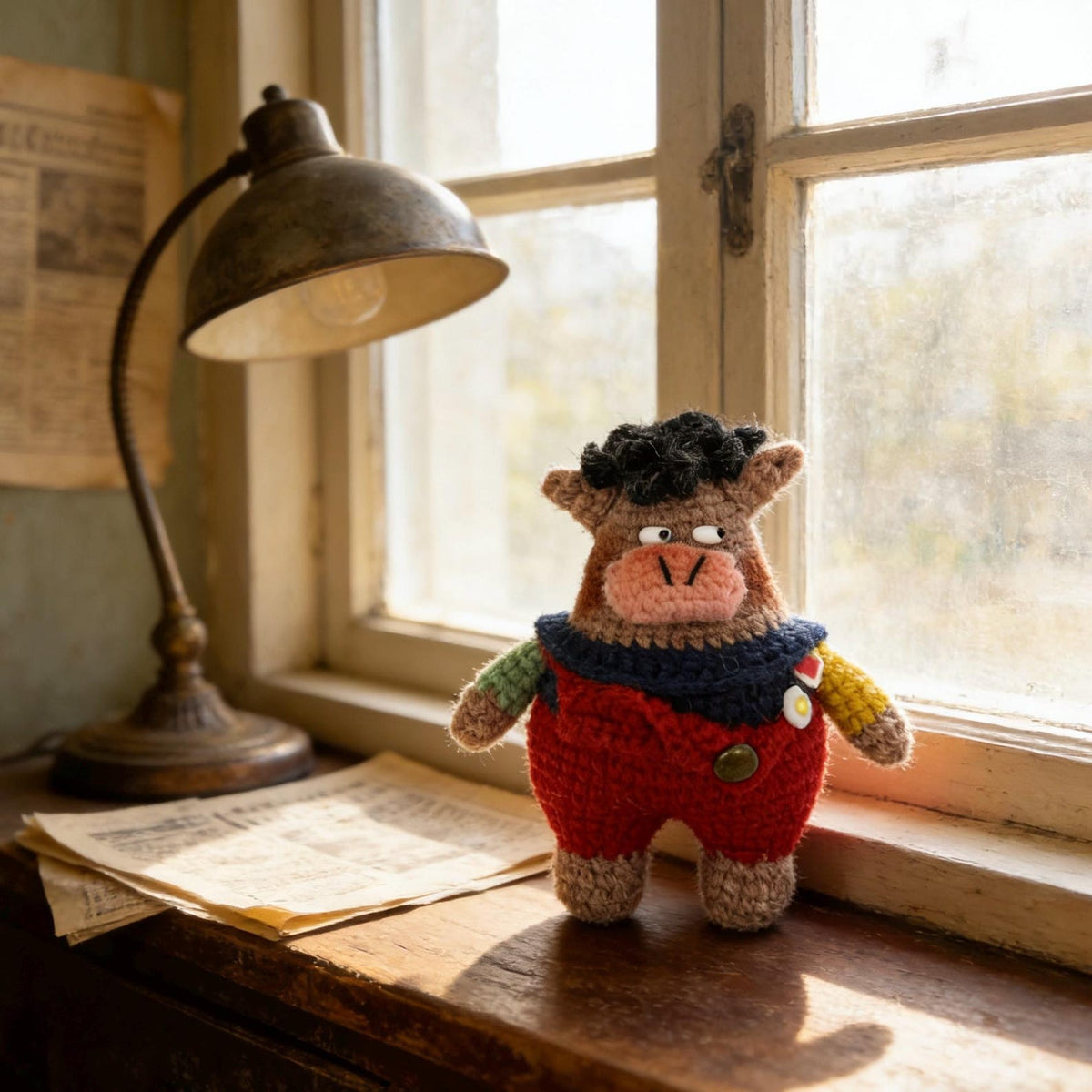 Hand Knit Pig Figurines Unique Household Embellishments Bag Charms Presents For Yarn Crafters Christmas Season Merchandise