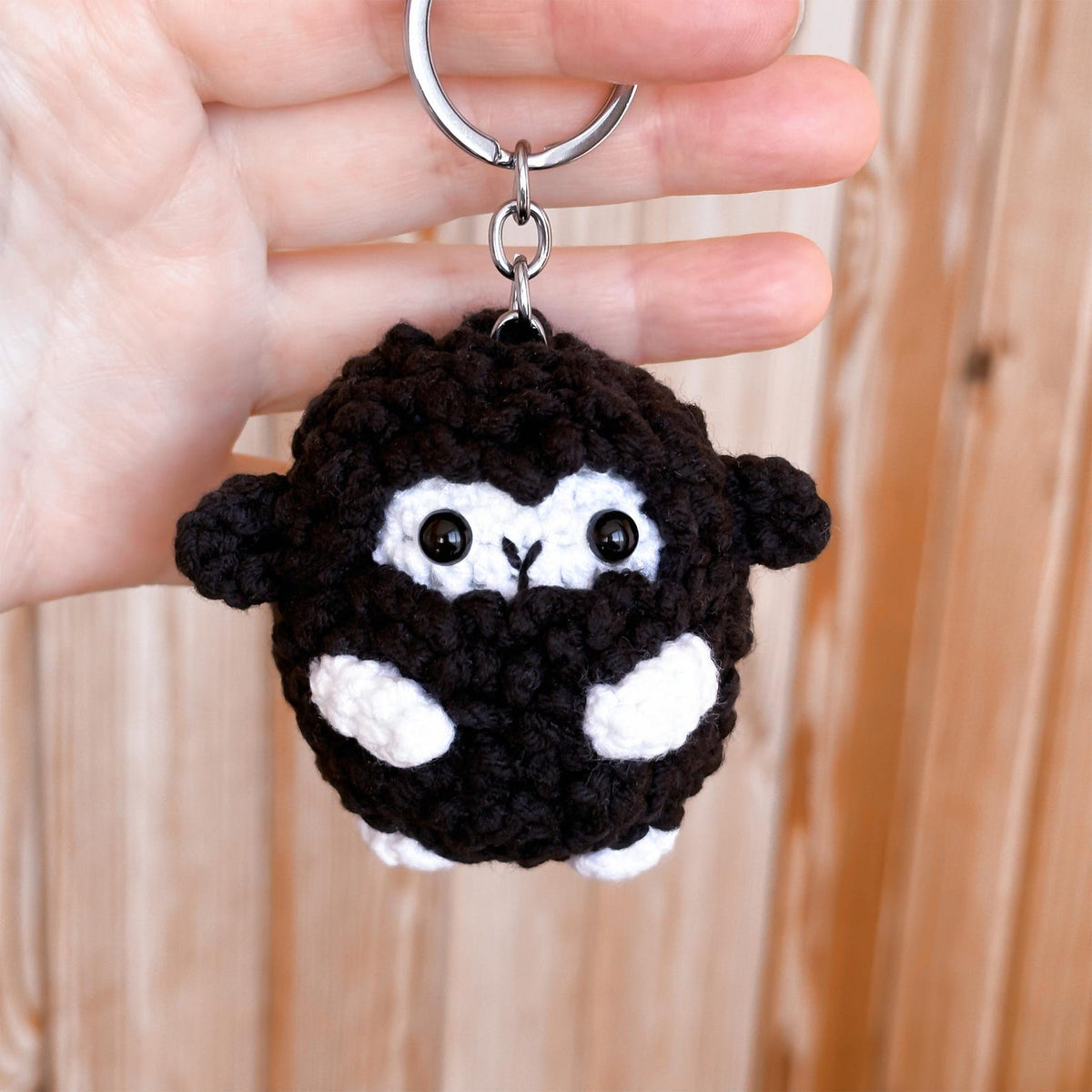 Cute Plush Keychain Sheep Keyring, Pom Pom Sheep Toy Plush, Lamb Easter Figurine Sheep Ornament, Chubby Sheep Desk Accessory, Sheep Keychain
