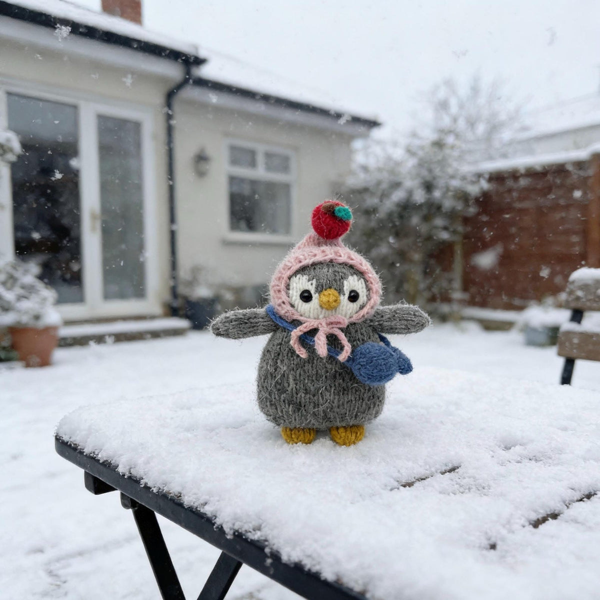 Artisan penguin figurines, purse‑attached hang‑ons, tabletop showcase pieces, birthday milestone memento, Yuletide household adornment