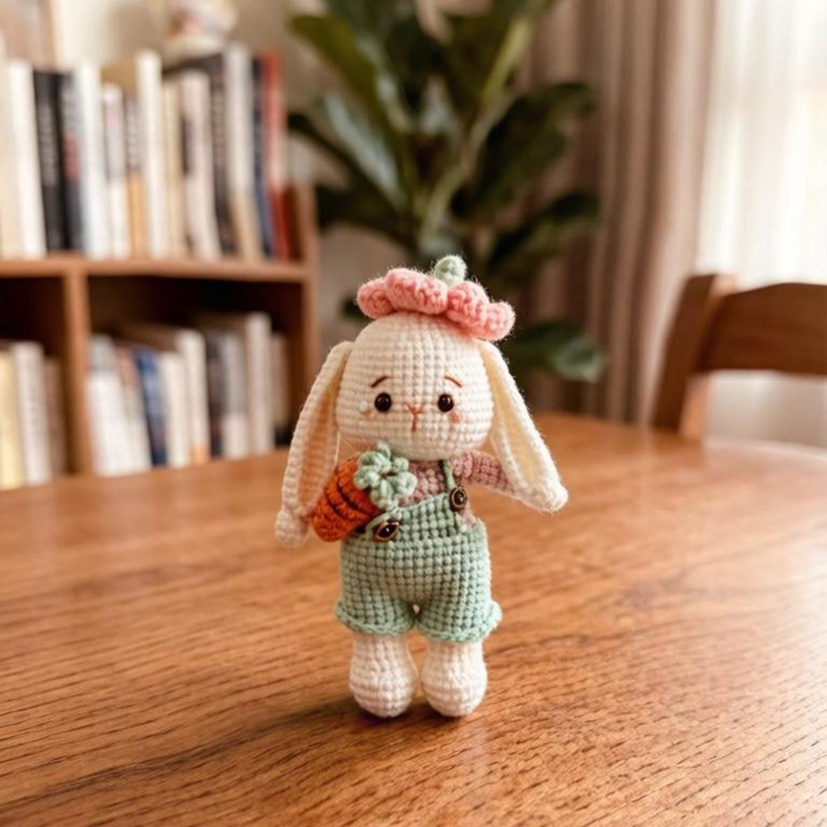 Artisan knit hare sculpted pieces juvenile buddy mementos enthusiast treasure trinkets imaginative seasonal tokens Yuletide home adornments