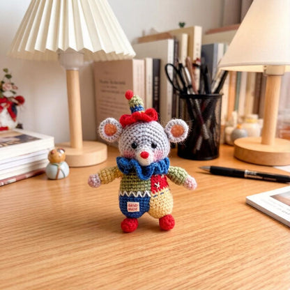 Artisan woven rodent sculpted pieces imaginative gathering mementos carry hanging trinkets enthusiast treasures Yuletide interior adornments