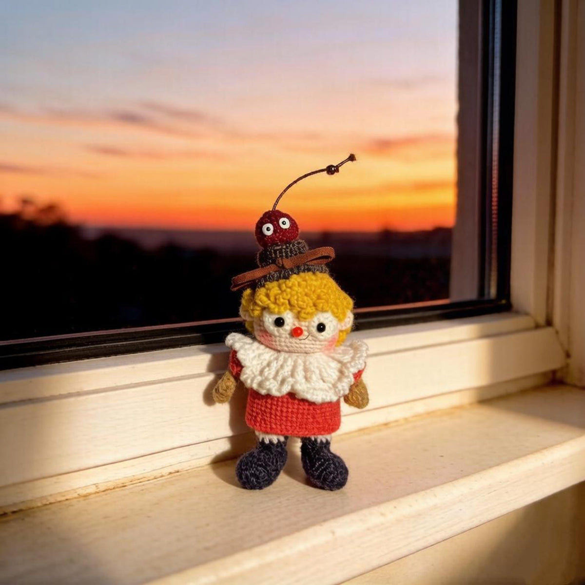 Artisan knit young lad sculpted pieces, imaginative keepsakes, rucksack hanging trims infant gathering adornments Yuletide household accents