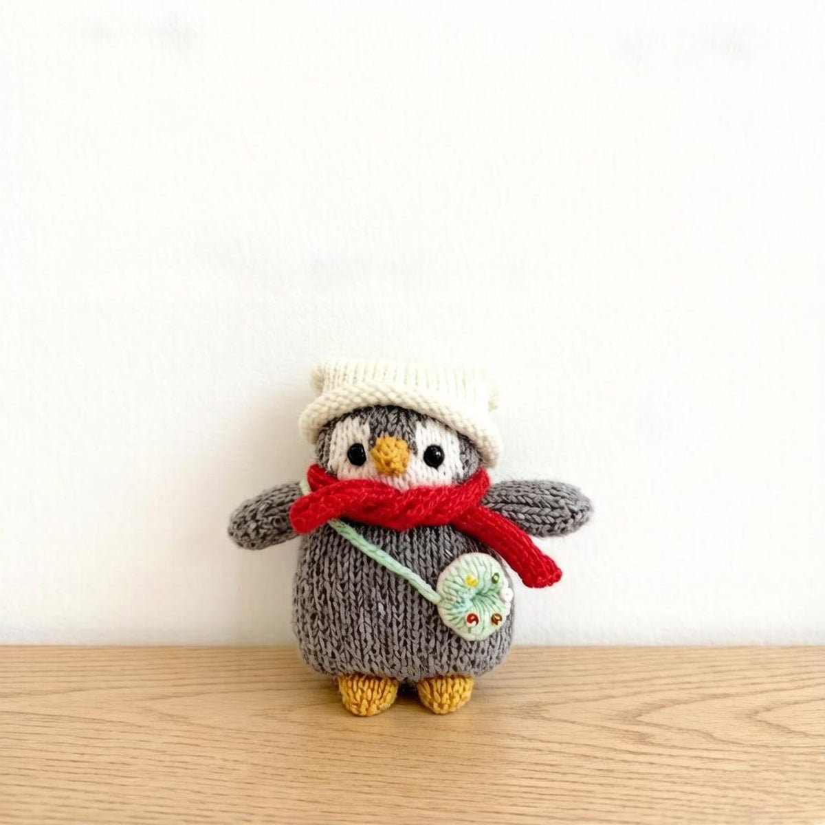 Artisan penguin figurines, imaginative souvenir pieces, purse dangling adornments, juvenile celebratory memento, Yuletide seasonal ornament
