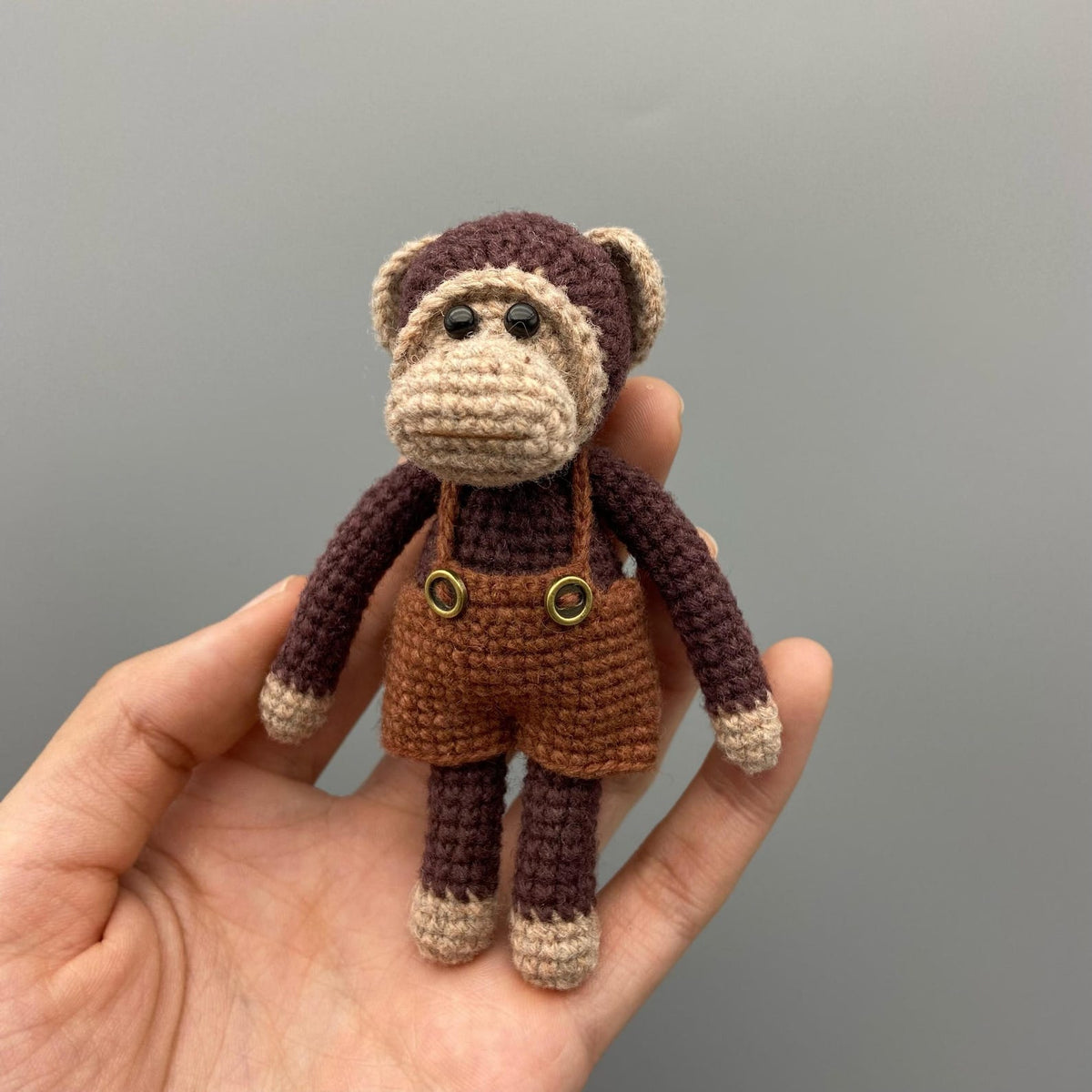 Artisan wool knit handicrafts, primate styled interior accents for bedroom & lounge, juvenile milestone memento, Yuletide household decor