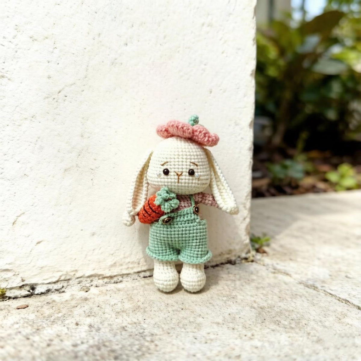 Artisan knit hare sculpted pieces juvenile buddy mementos enthusiast treasure trinkets imaginative seasonal tokens Yuletide home adornments