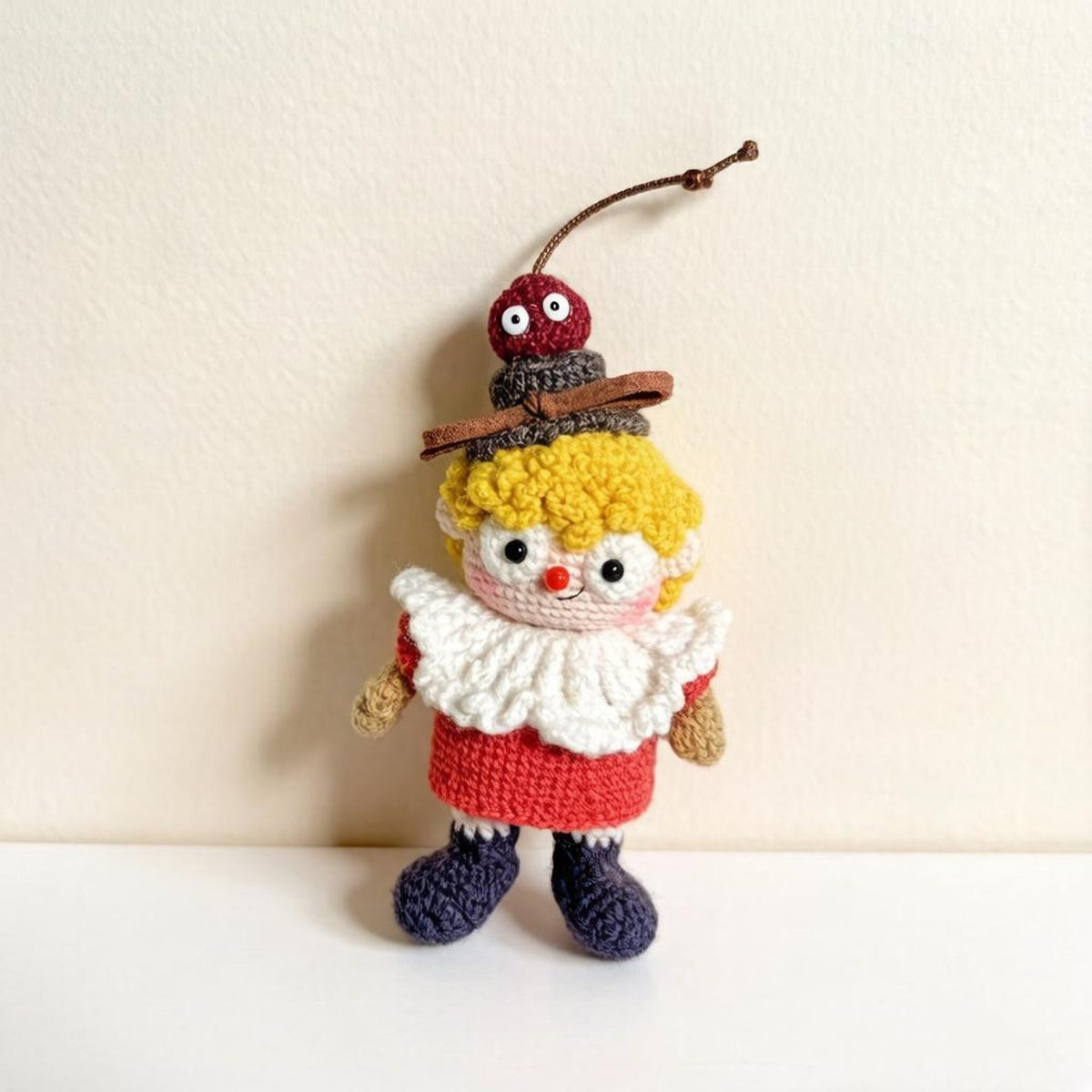 Artisan knit young lad sculpted pieces, imaginative keepsakes, rucksack hanging trims infant gathering adornments Yuletide household accents