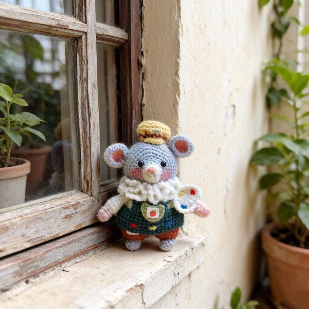 Artisan woven rodent sculpted pieces, juvenile mementos, imaginative ornamental accents, purse hanging trinkets, Yuletide home adornments