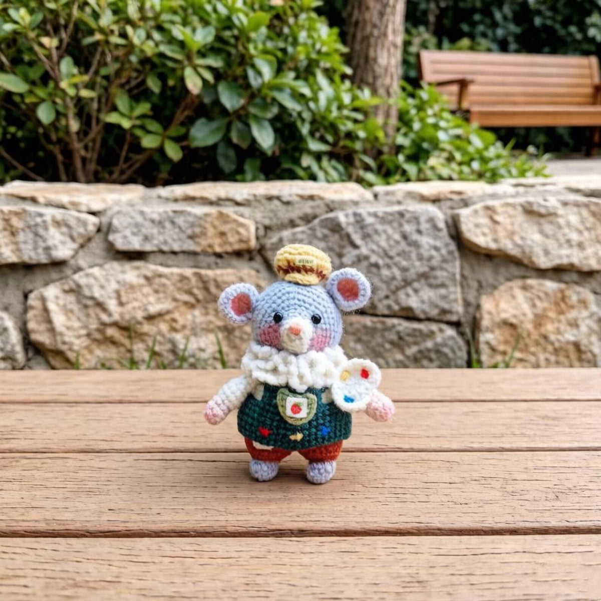 Artisan woven rodent sculpted pieces, juvenile mementos, imaginative ornamental accents, purse hanging trinkets, Yuletide home adornments