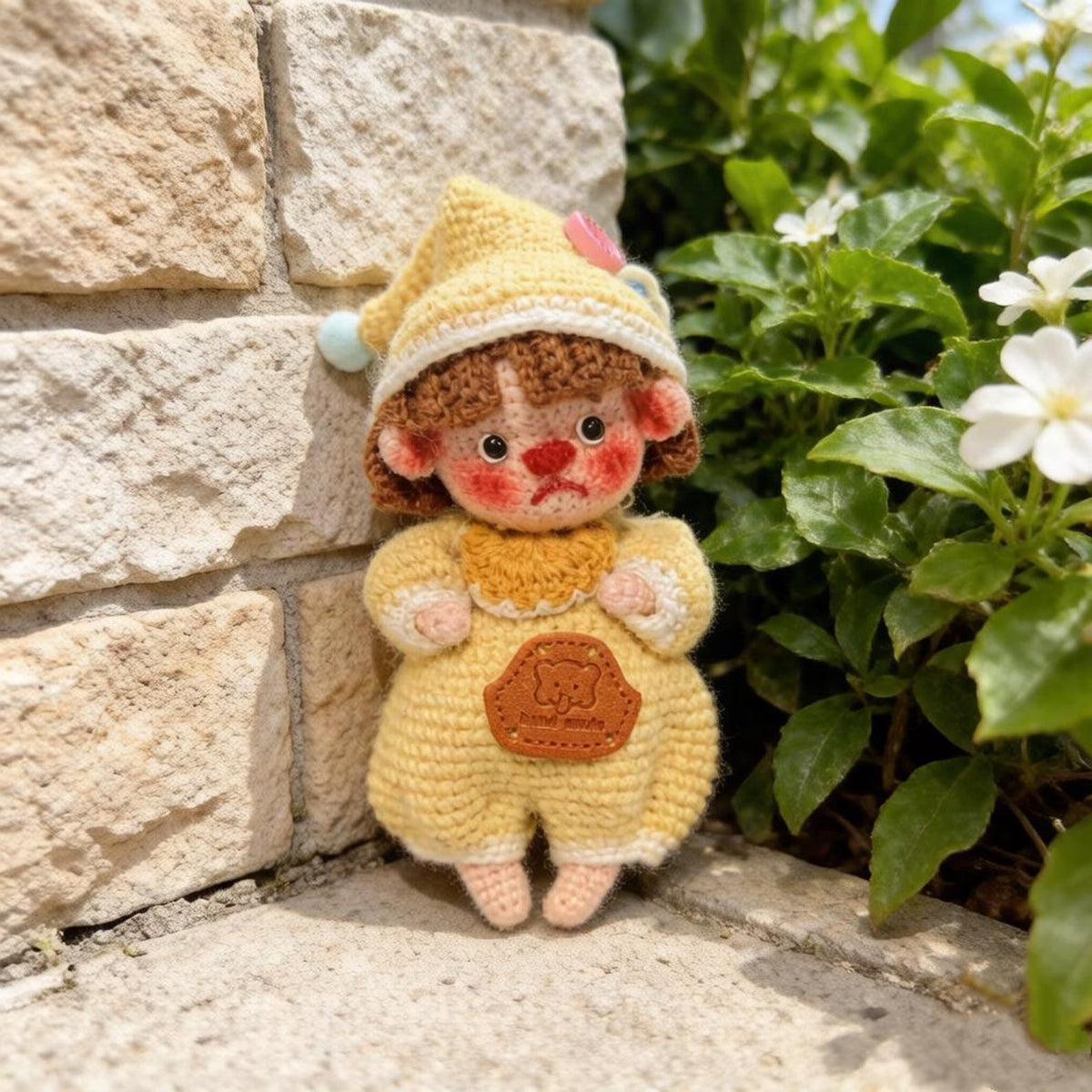 Artisan knit maiden sculpted pieces, themed gathering figurines, imaginative juvenile tokens, anniversary keepsake Yuletide indoor adornment