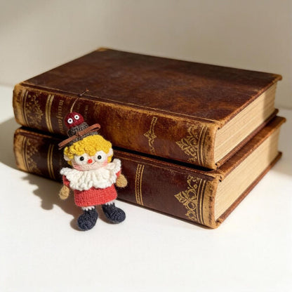 Artisan knit young lad sculpted pieces, imaginative keepsakes, rucksack hanging trims infant gathering adornments Yuletide household accents