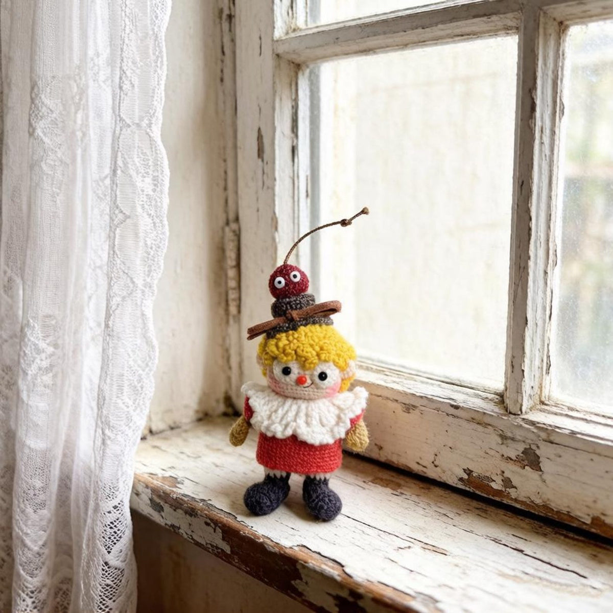 Artisan knit young lad sculpted pieces, imaginative keepsakes, rucksack hanging trims infant gathering adornments Yuletide household accents