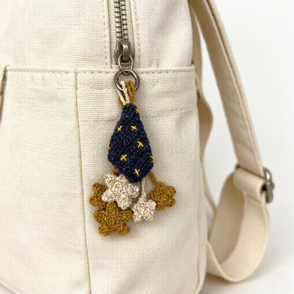Artisan crafted stellar charms, handbag packing adornments, keyring trinkets, imaginative fiber statuettes, Yuletide indoor accents