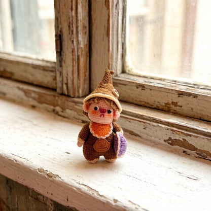 Artisan woven sprite figurines, rucksack hanging charms, anniversary keepsakes, imaginative adornments sweetheart memento Yuletide home trim