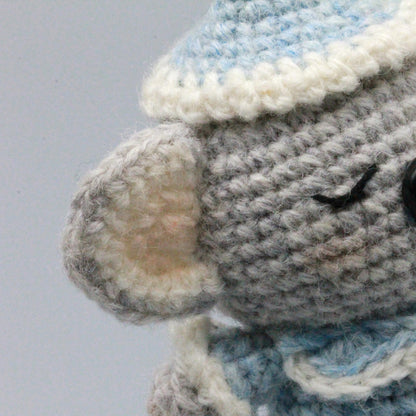 Hand Crochet Koala Sculpture Wool Thread Purse Trinket Juvenile Plaything Ornament Charms Gathering Favors Christmas Holiday Goods
