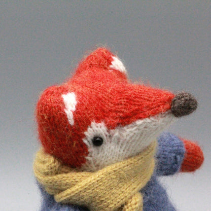 Artisan Fox Sculpture Room Interior Ornament Unique Desktop Embellishment Vintage Collectibles Child Surprises Christmas Festive Goods