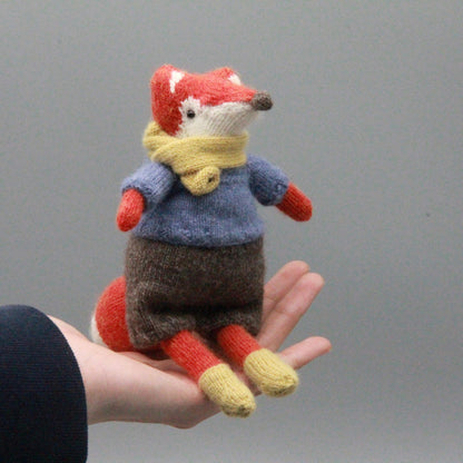 Artisan Fox Sculpture Room Interior Ornament Unique Desktop Embellishment Vintage Collectibles Child Surprises Christmas Festive Goods