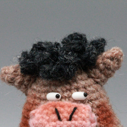Hand Knit Pig Figurines Unique Household Embellishments Bag Charms Presents For Yarn Crafters Christmas Season Merchandise