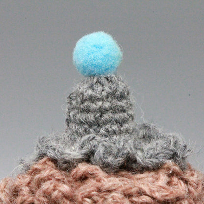 Hand Knit Boy Doll Indoor Table Ornament Birthday Memento Valentine’s Surprise Christmas Holiday Present Artisan Creative Home Decor