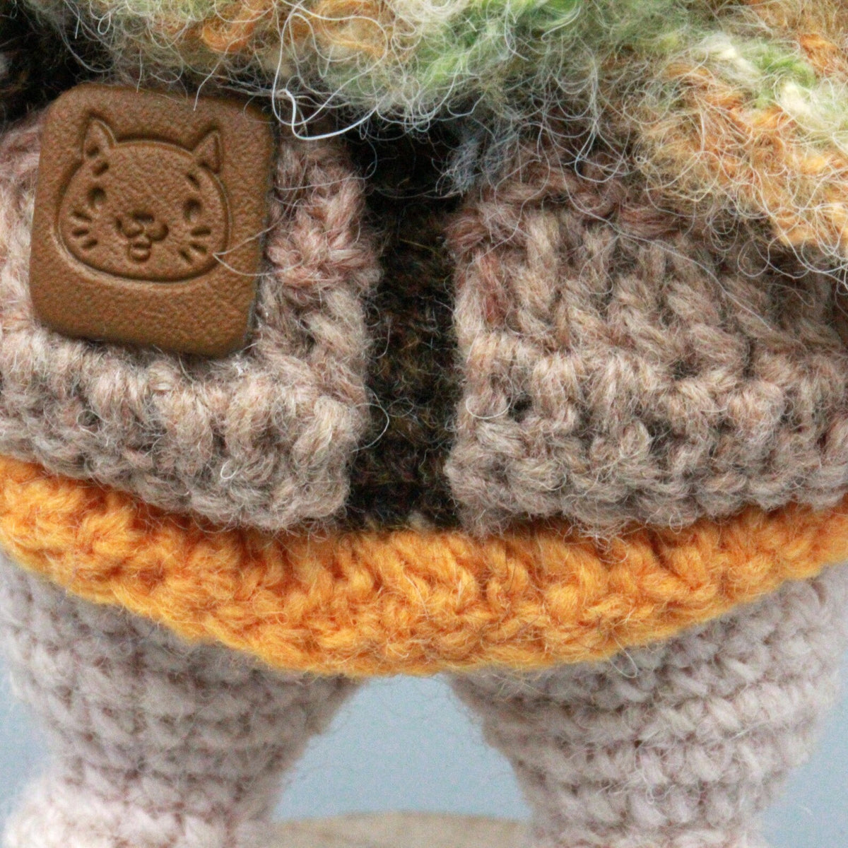 Hand Knit Boy Doll Indoor Table Ornament Birthday Memento Valentine’s Surprise Christmas Holiday Present Artisan Creative Home Decor