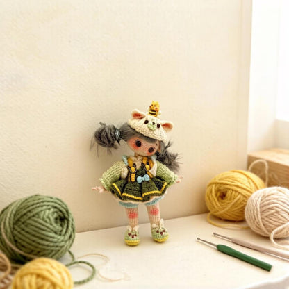 Handcrafted Wool Sculpture, Woodland Vibe, Desktop Adornment, Birthday Token, Ladies’ Present, Curator Keepsake, Christmas Merchandise